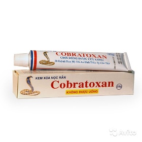 Крем из яда змеи COBRATOXAN используется для лечения боли и остеоартрита